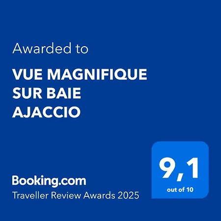아파트 Vue Magnifique Sur Baie Ajaccio 포르티씨오
