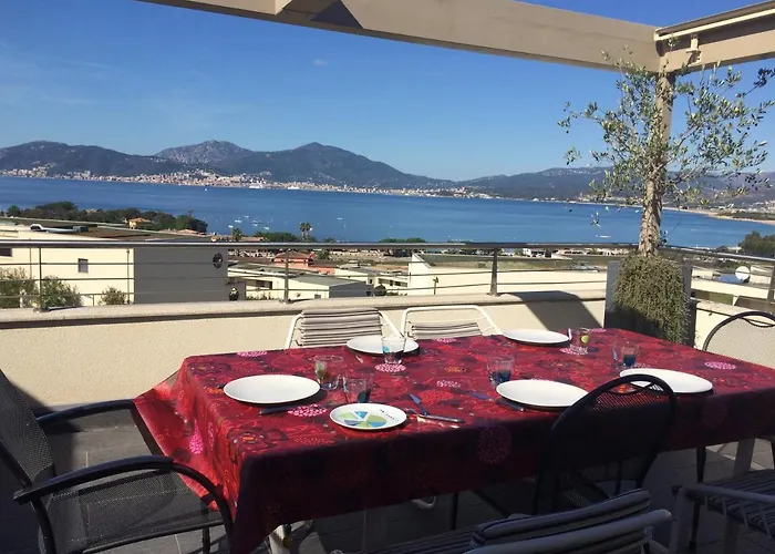 Vue Magnifique Sur Baie Ajaccio Porticcio (Corsica)