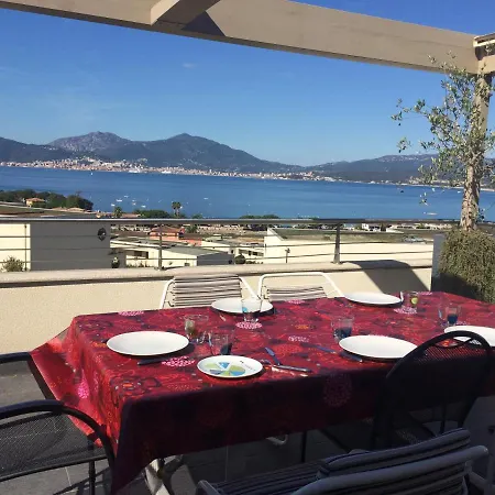 Vue Magnifique Sur Baie Ajaccio Porticcio (Corsica)